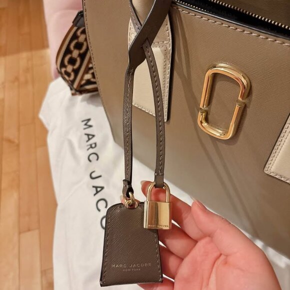 (BRAND NEW) MARC JACOBS Big Shot Color Block Saffiano Leather Satchel - Picture 8 of 10